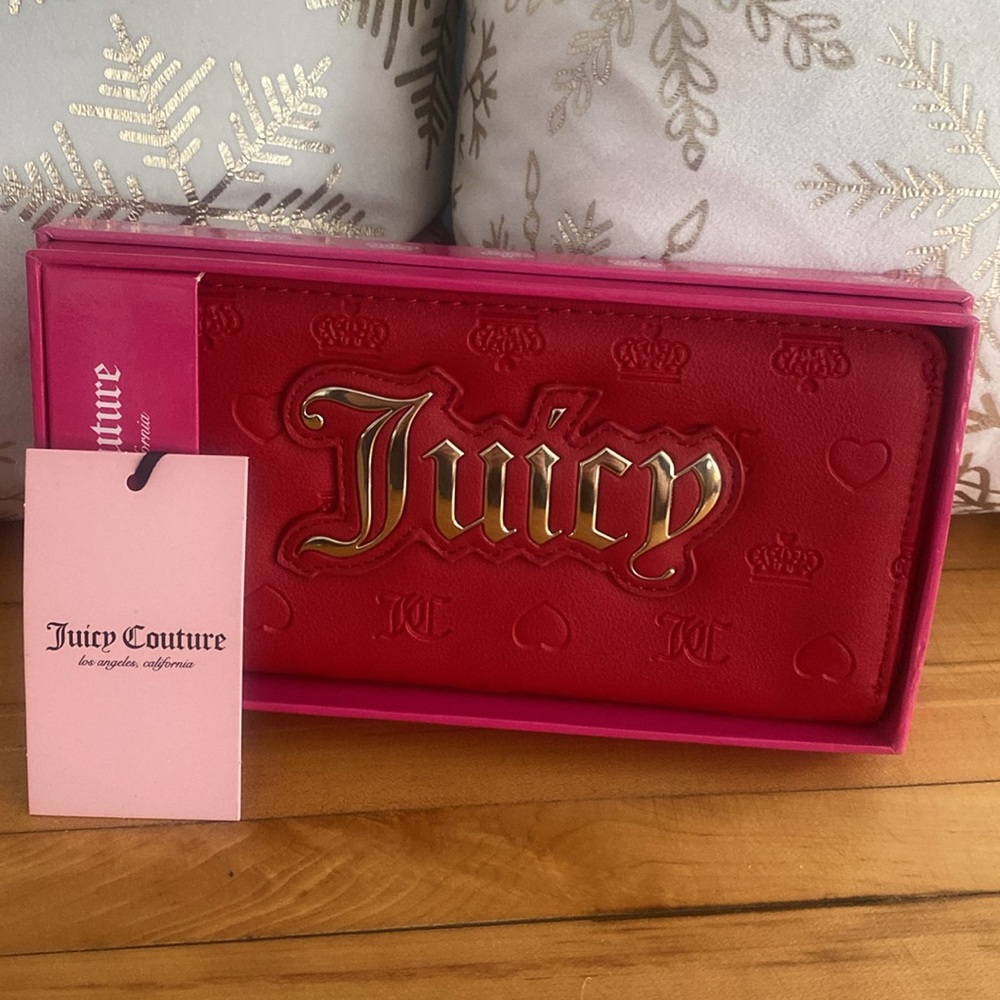 Juicy Couture Liquid Gold Logo Box Set - Lipstick Red / Gold